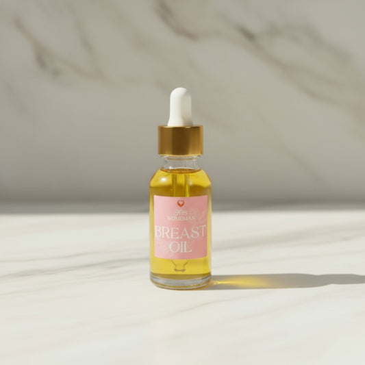 Organic Breast Oil for Lymphatic Support & Breast Health
